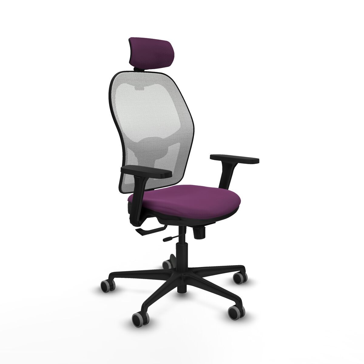 Silla de Oficina con Cabecero Jorquera Piqueras y Crespo 3D036G2 Morado