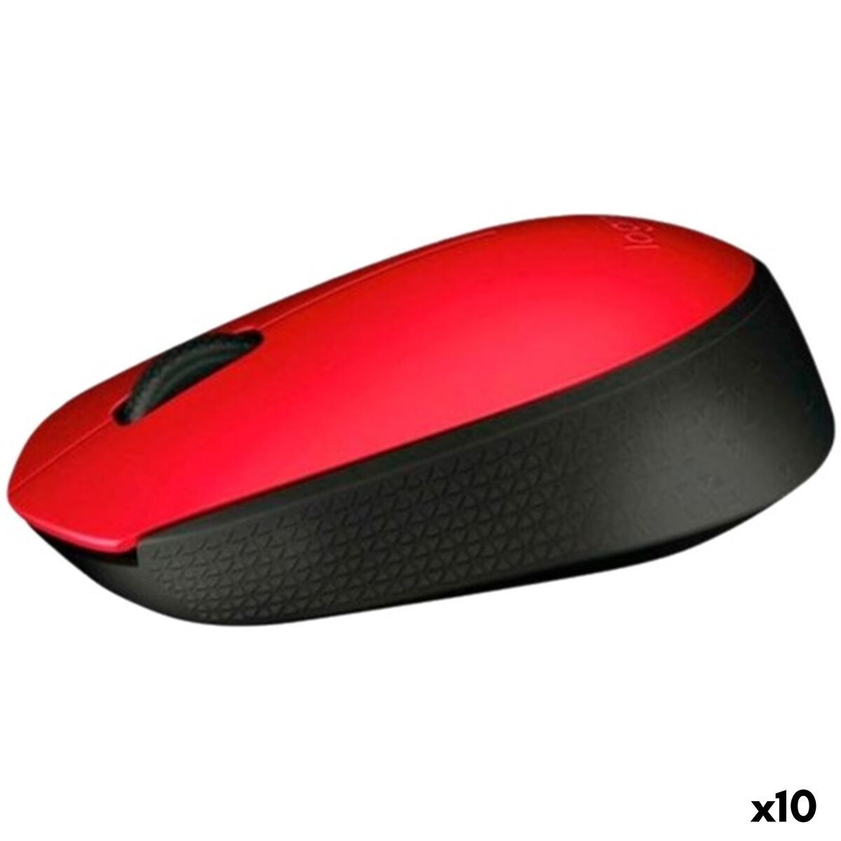 Ratón Inalámbrico Logitech Rojo 1000 dpi (10 Unidades)