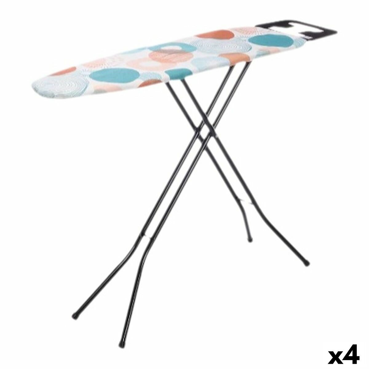 Tabla de Planchar Kipit Multicolor Metal Tela Abstracto (4 Unidades)