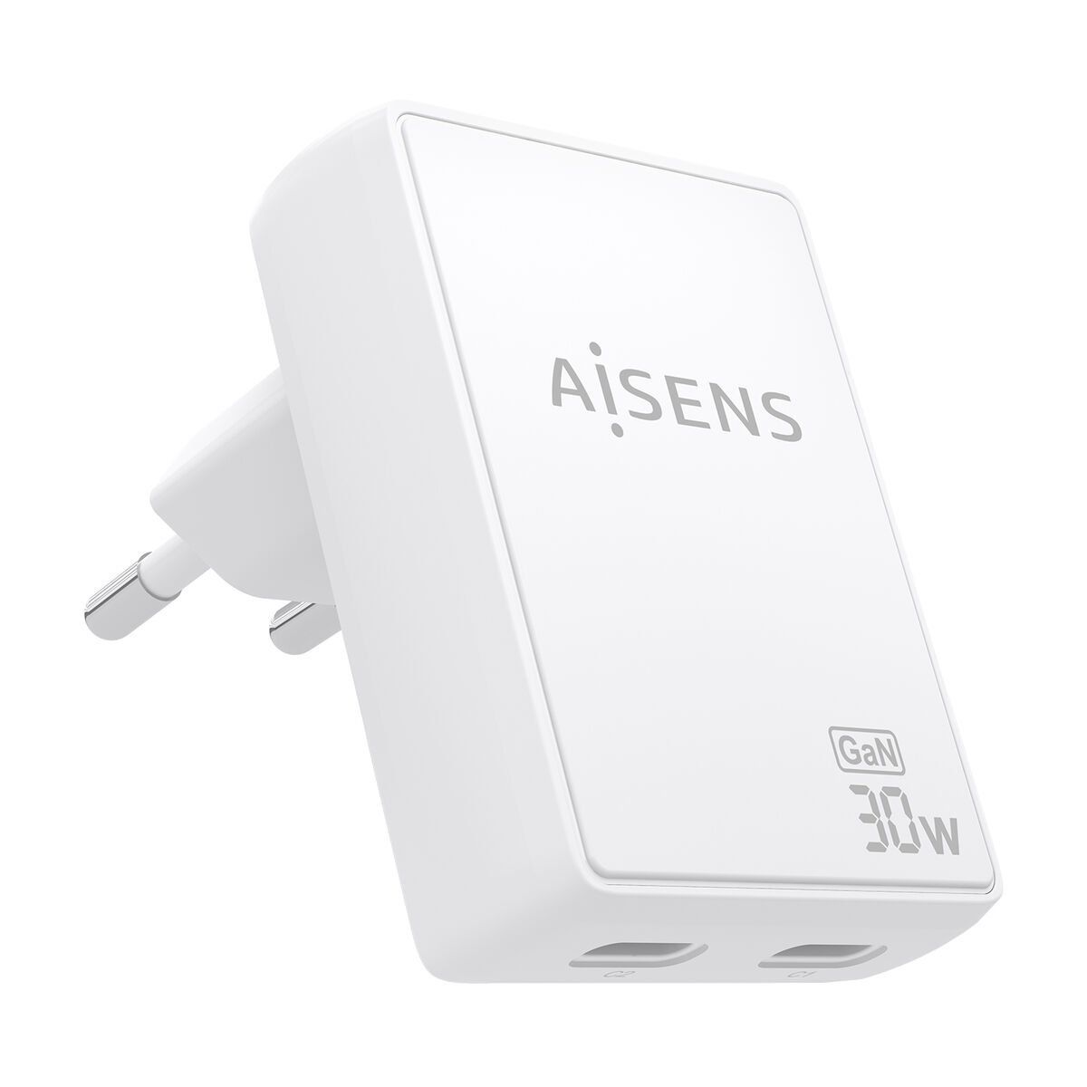 Cargador de Pared Aisens ASCH-30W2P075-W Blanco 30 W