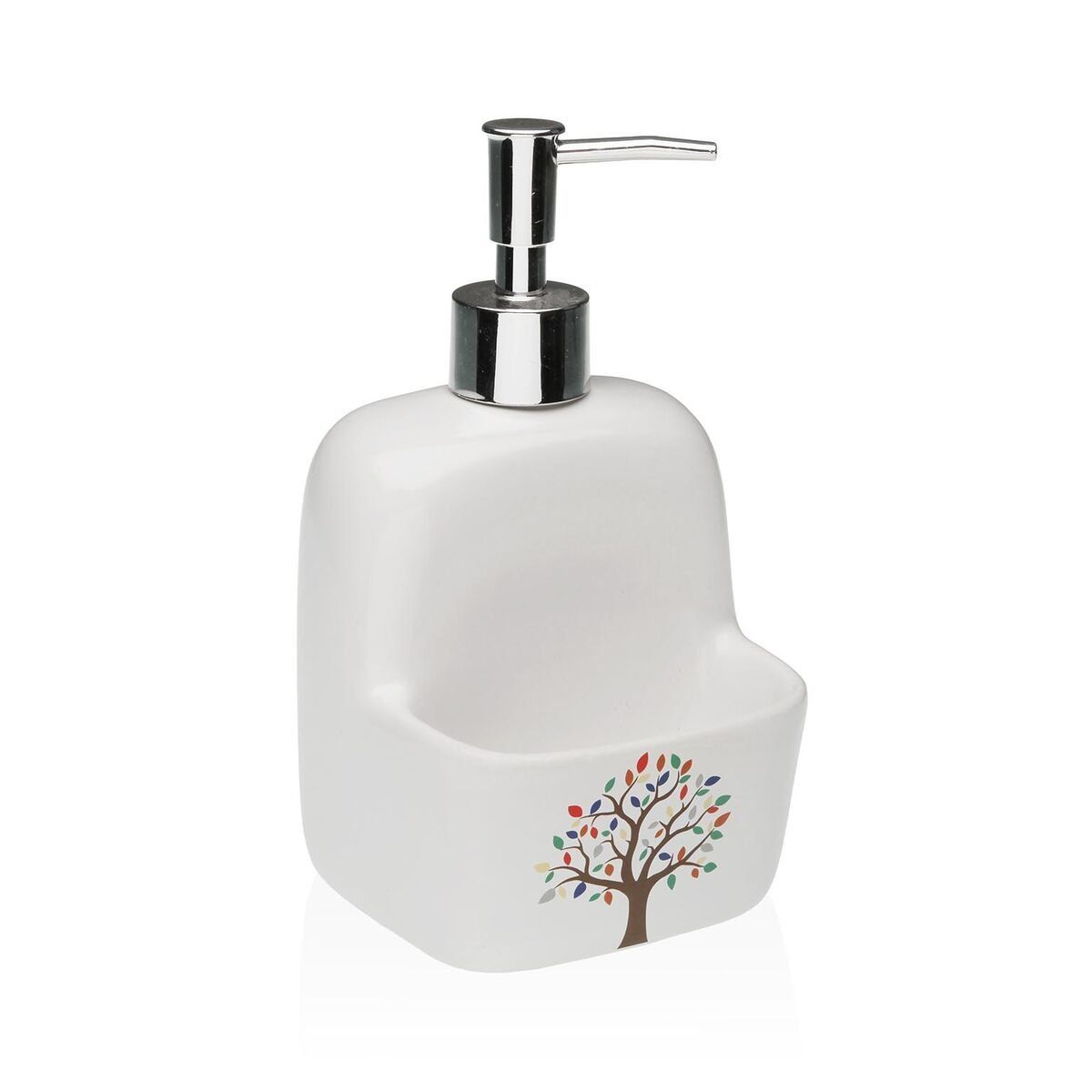 Dispensador de Jabón Versa Cerámica Árbol 9,4 x 17,8 x 10,5 cm