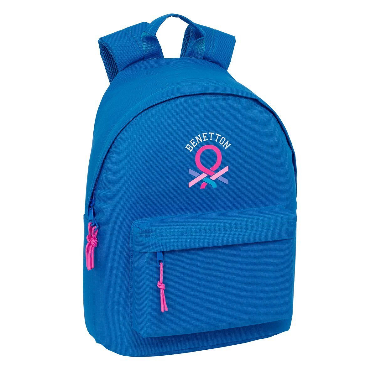 Mochila Escolar Benetton benetton basics Azul 31 x 41 x 16 cm