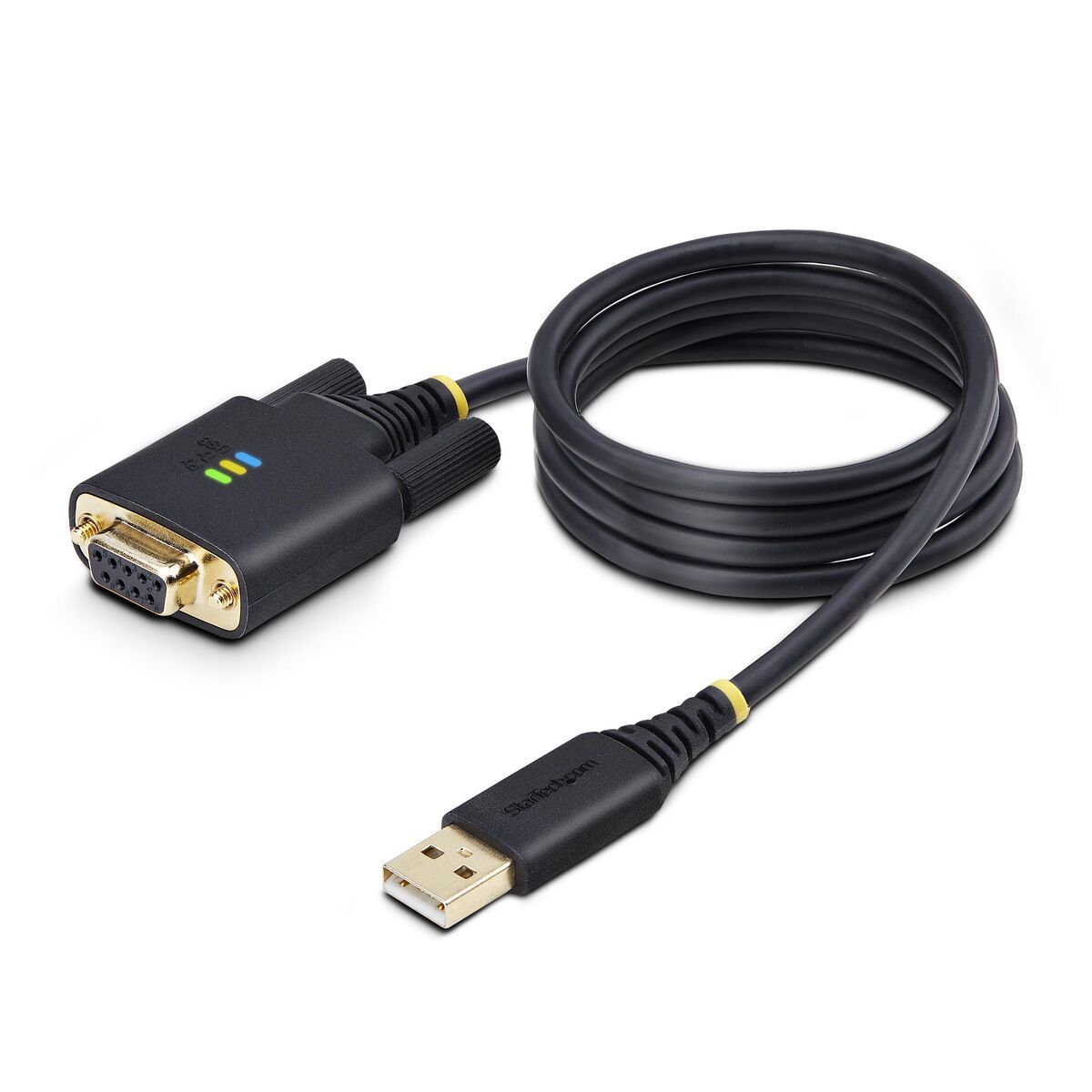 Cable USB Startech 1P3FFCNB-USB-SERIAL Negro 1 m