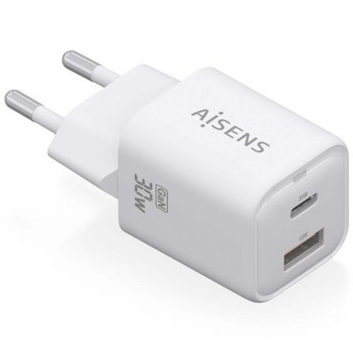 Cargador de Pared Aisens ASCH-30W2P020-W Blanco Multicolor 33 W