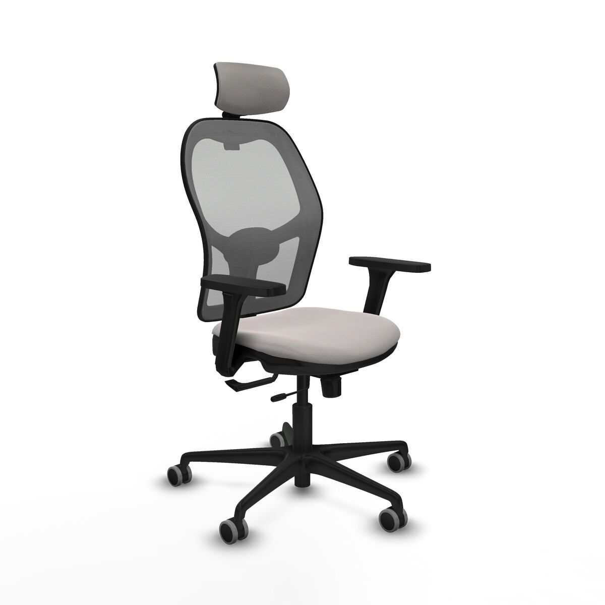 Silla de Oficina con Cabecero Jorquera Piqueras y Crespo 3D036G2 Blanco