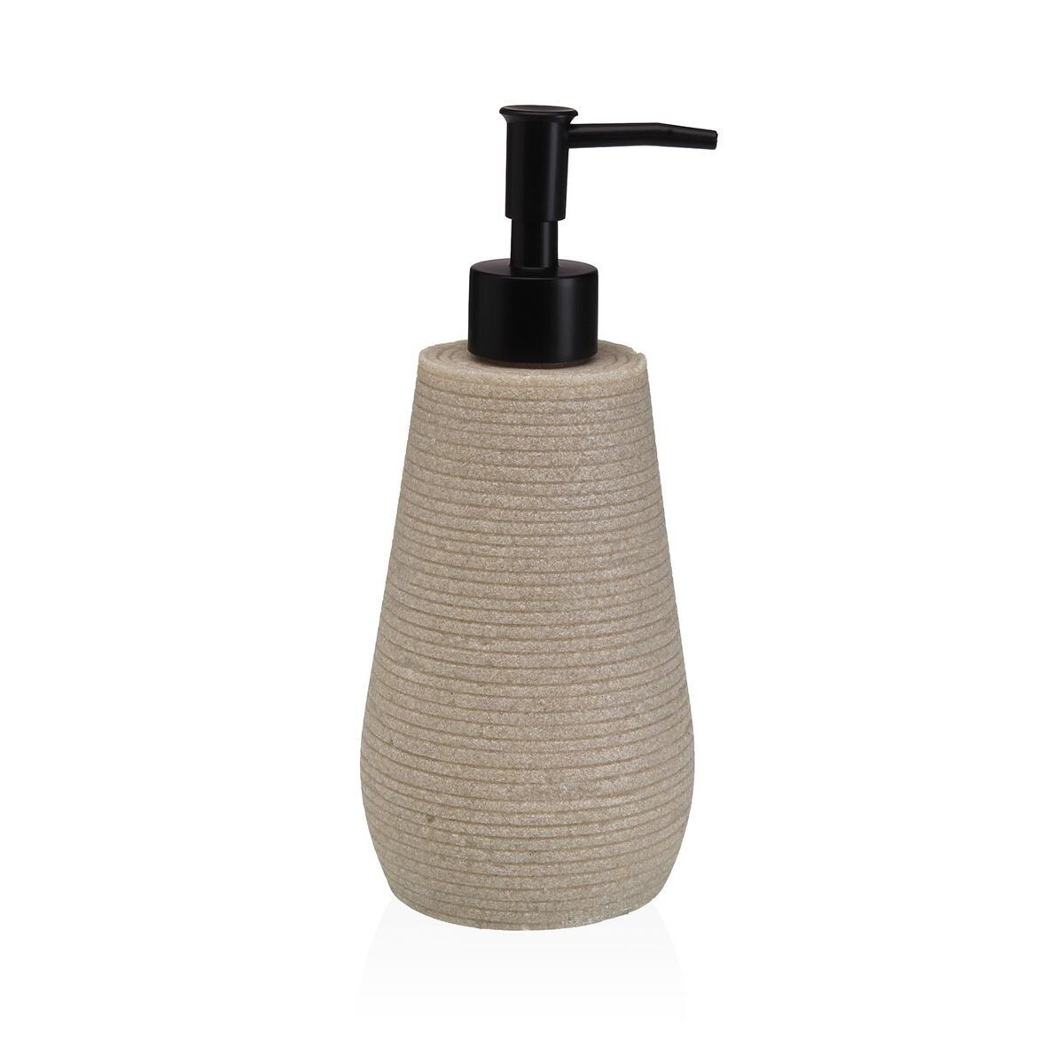 Dispensador de Jabón Versa Beige Resina ABS 8,5 x 20 x 8,5 cm