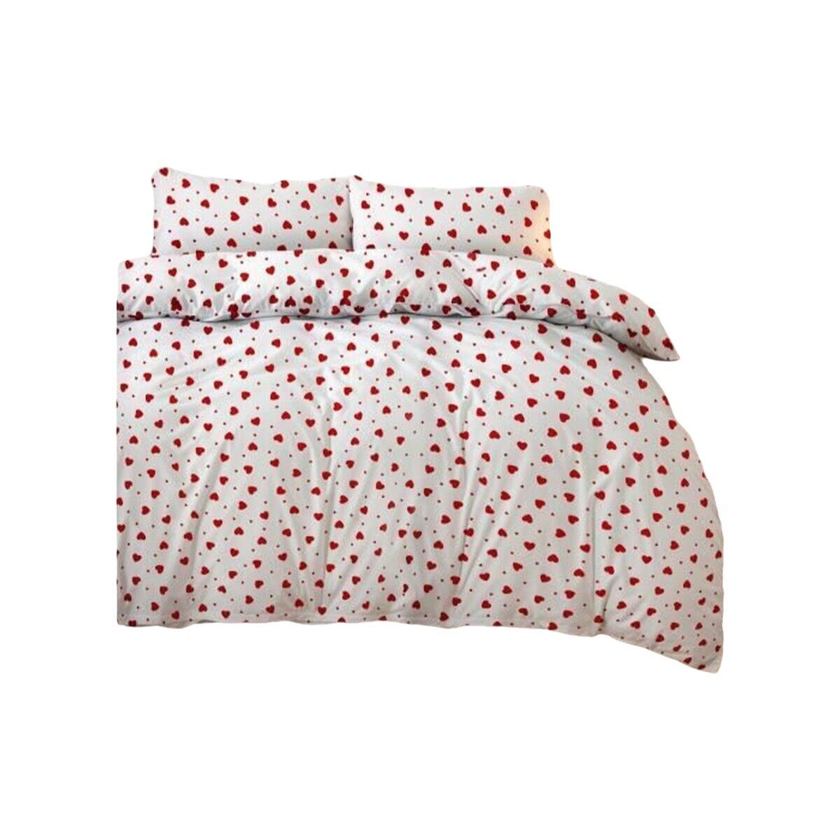 Juego de funda nórdica Rojo Cama de 200 3 Piezas