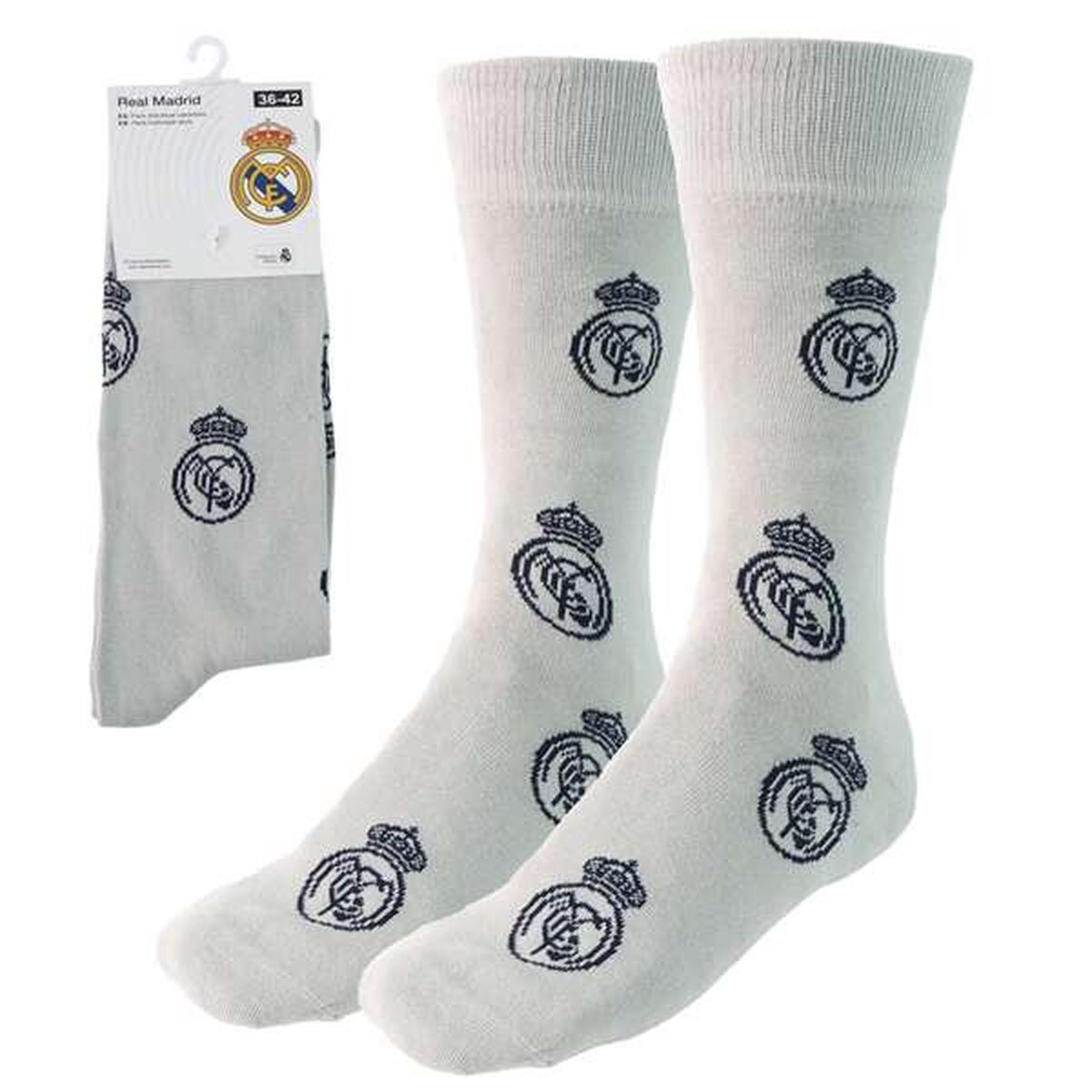 Calcetines Real Madrid C.F. Gris Talla única