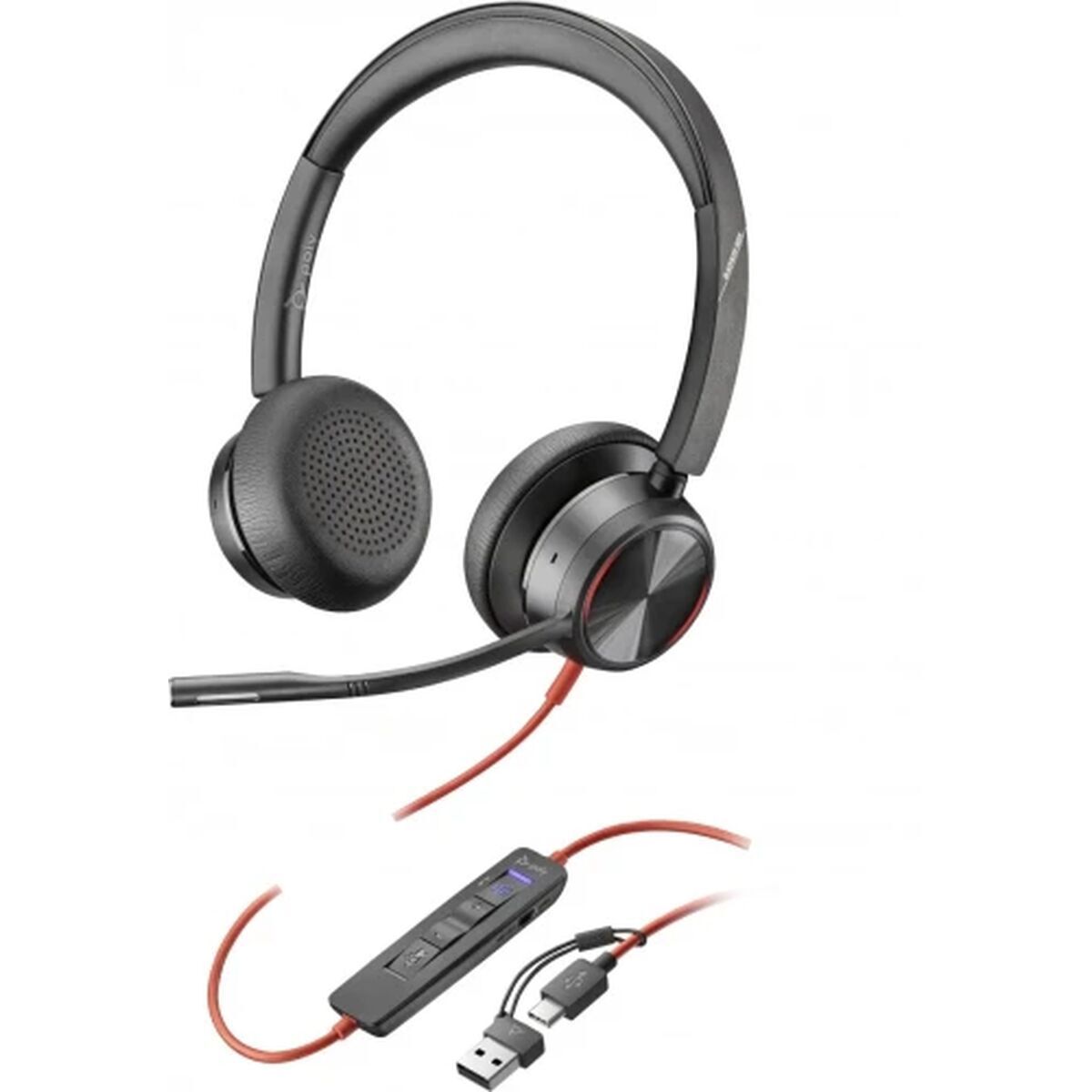 Auriculares con Micrófono Poly 8X225AA Negro