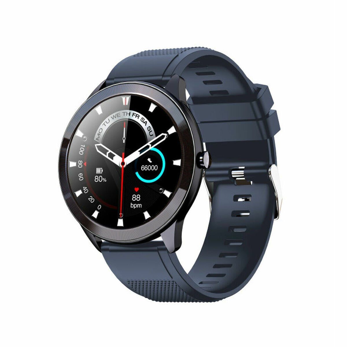 Smartwatch LEOTEC LESW32B Azul Negro 1,28"