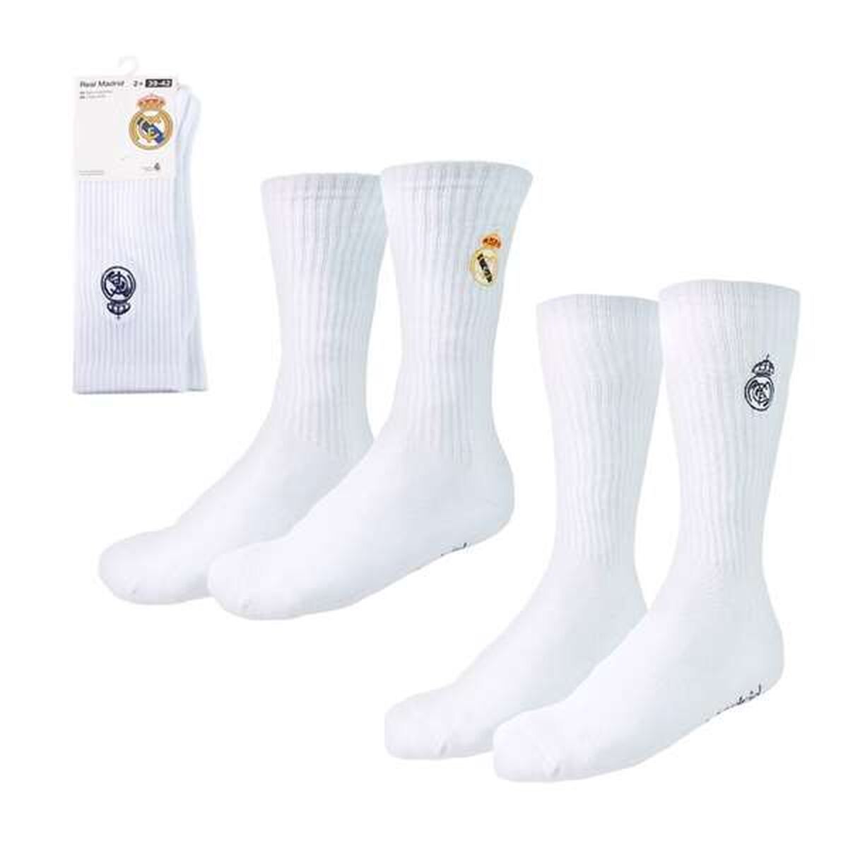 Calcetines Real Madrid C.F. Blanco Talla única