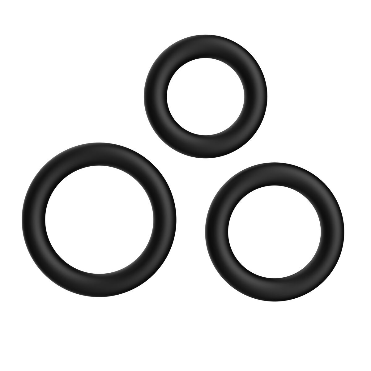 Anillo para el Pene Forto Negro (Talla única)