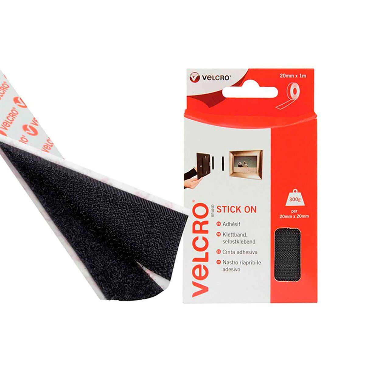 Cinta Magnética Velcro Negro