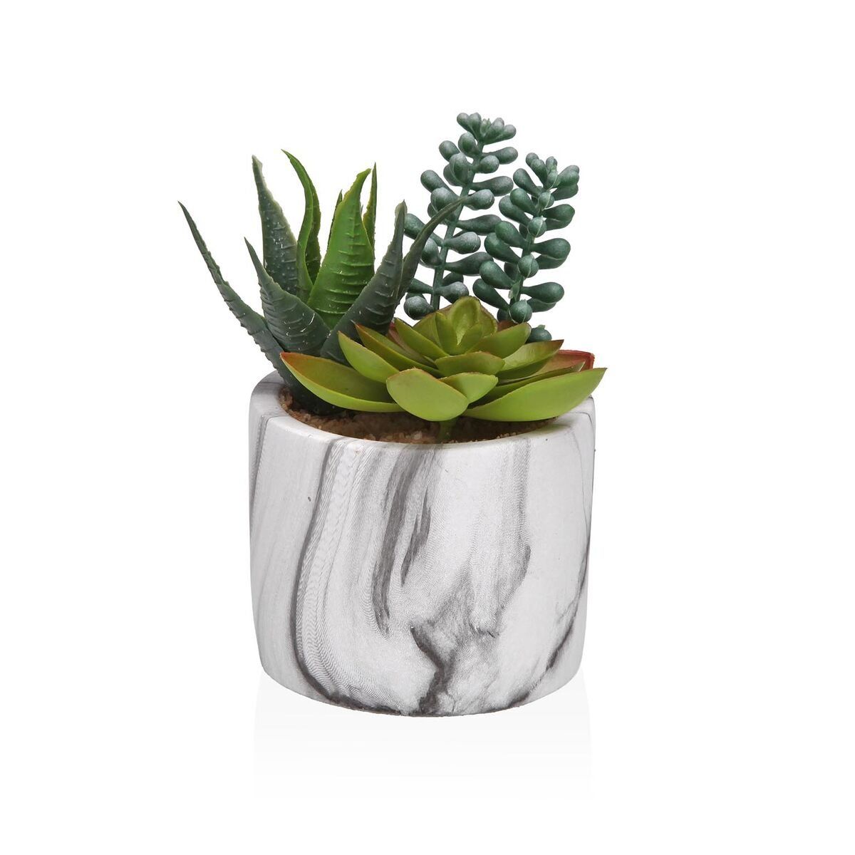 Planta Decorativa Versa Cerámica Plástico Fusion Suculenta 9 x 15 x 9 cm
