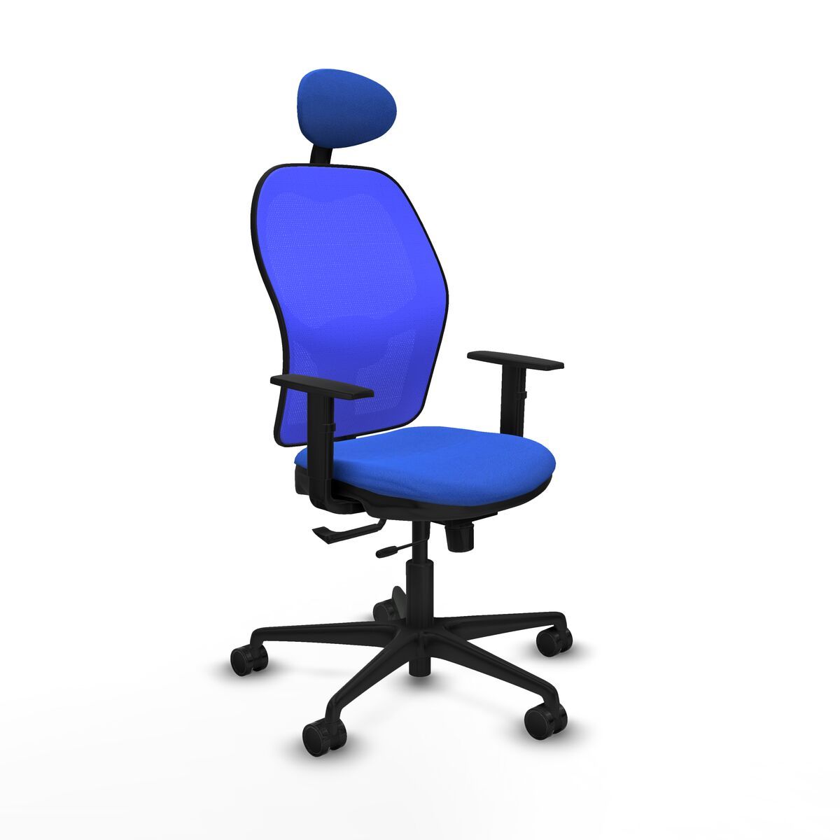 Silla de Oficina con Cabecero Jorquera Piqueras y Crespo 1D036N1 Azul