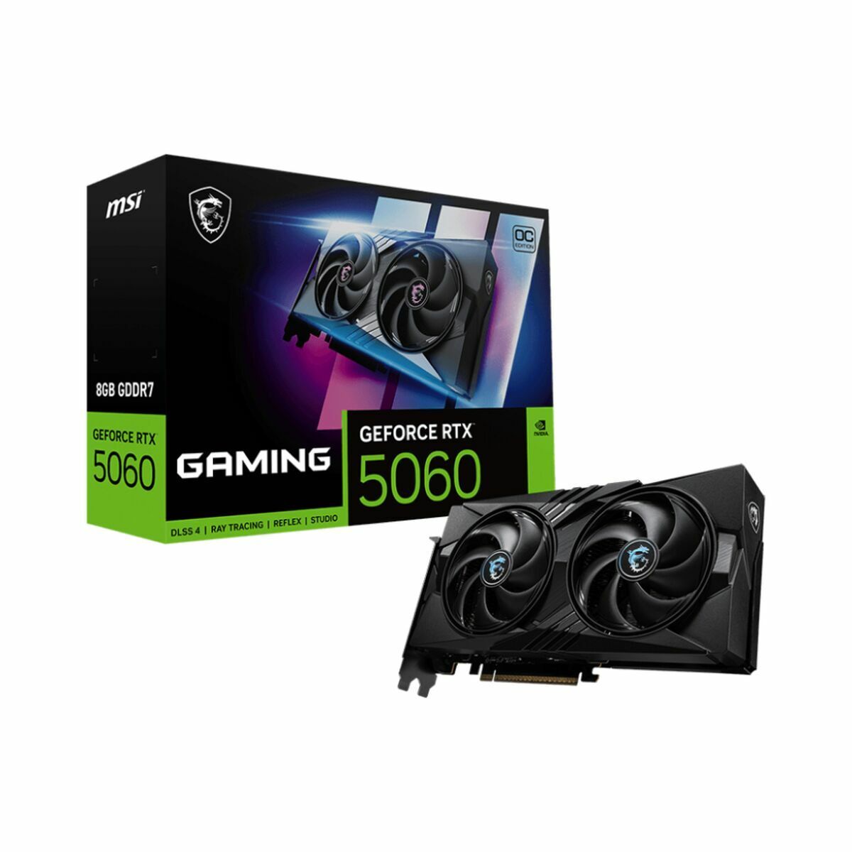 Tarjeta Gráfica MSI 912-V537-005 GEFORCE RTX 5060 8 GB GDDR6X GDDR7