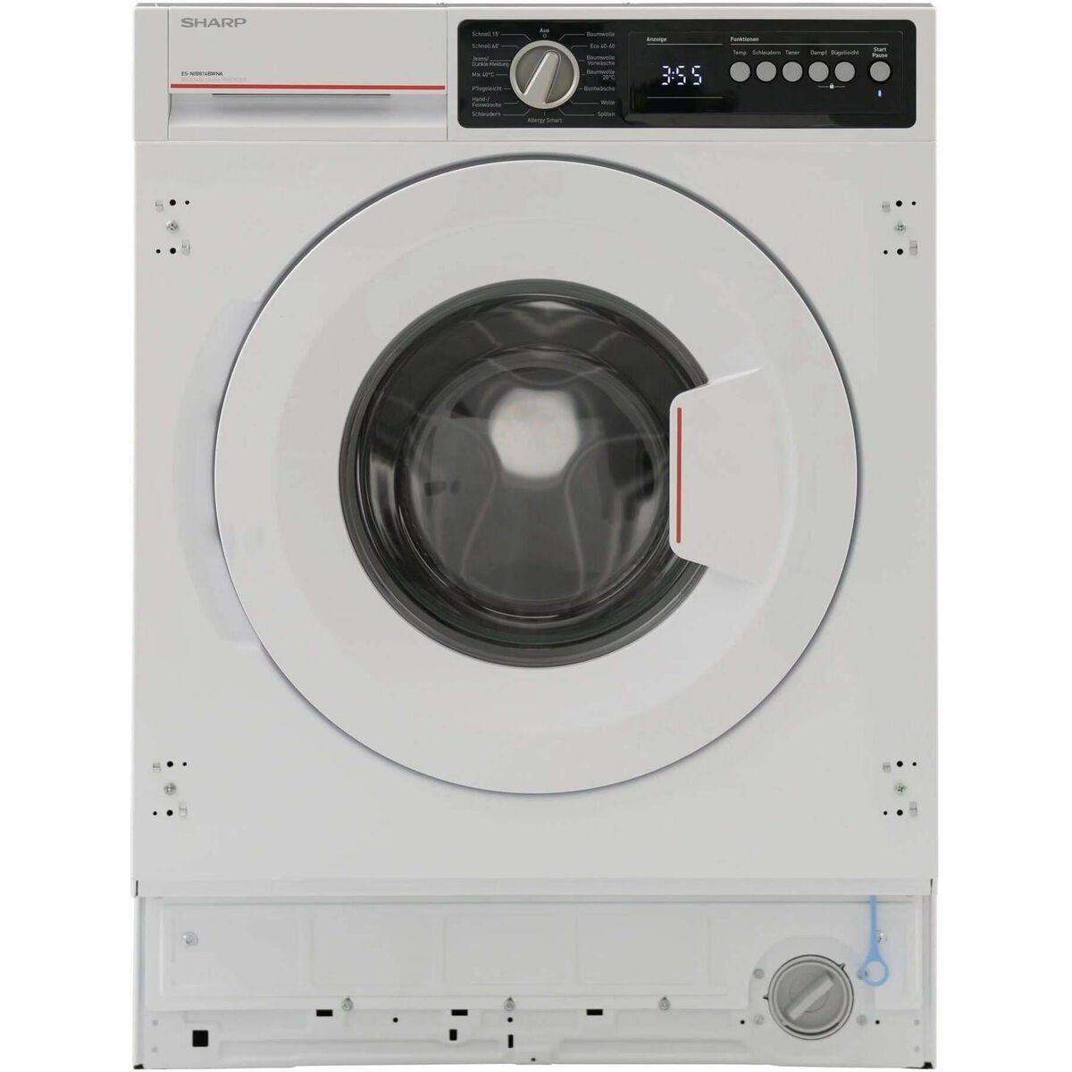Lavadora Sharp ESNIB814BWNAES 8 kg