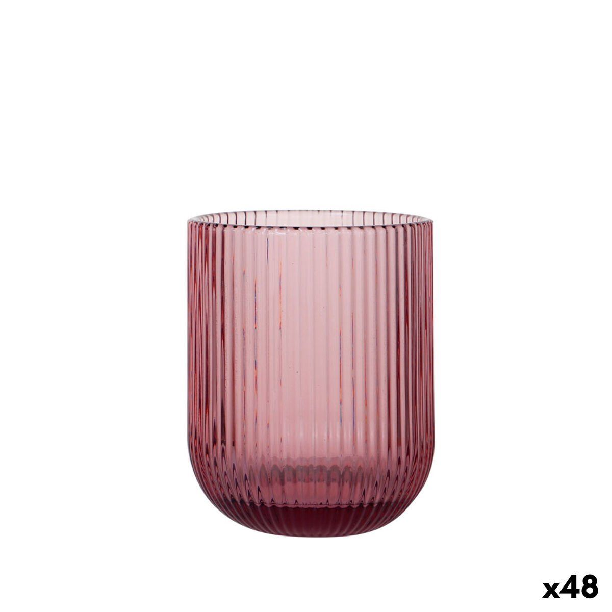 Vaso La Mediterránea Sonella Morado Vidrio 270 ml (48 Unidades)