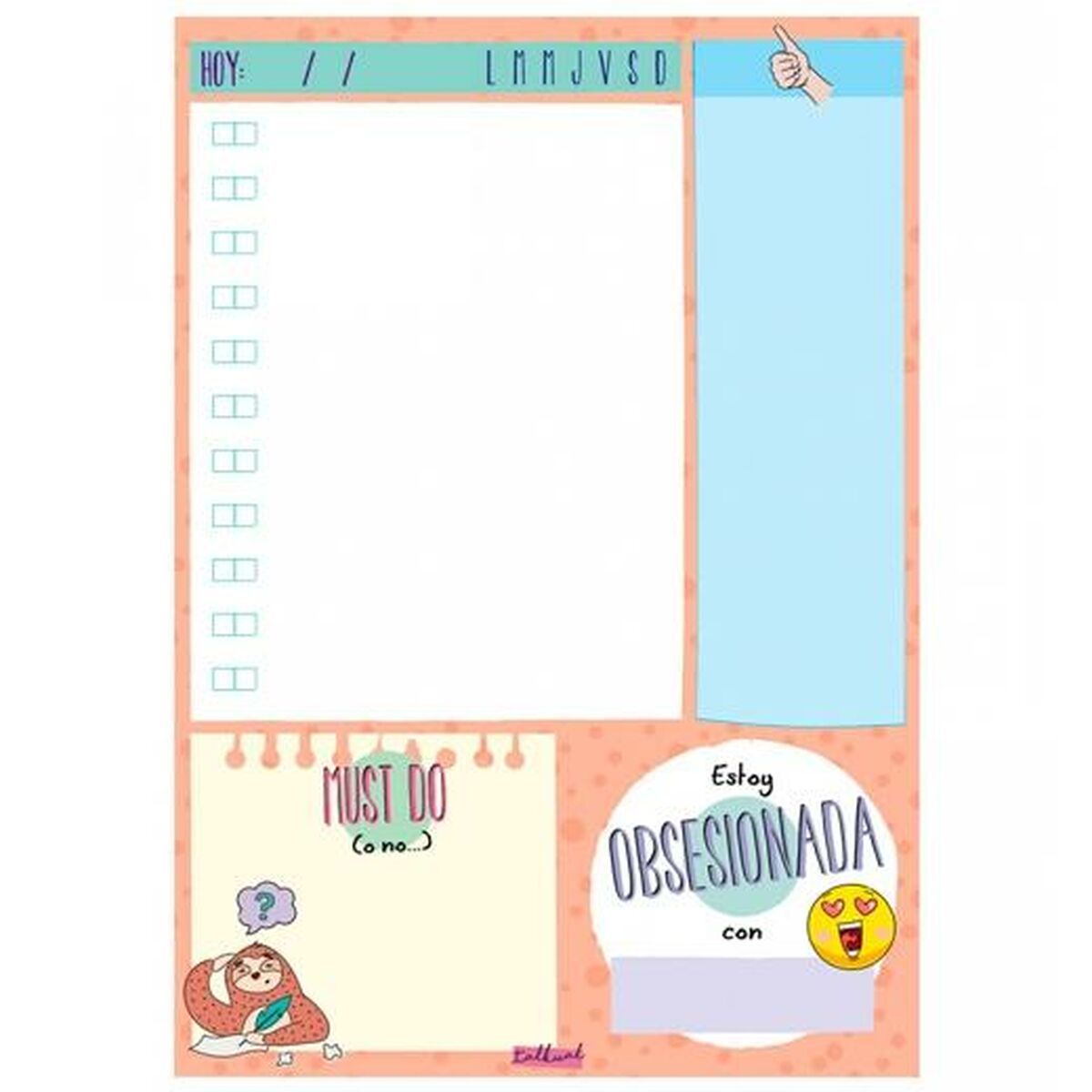 Planificador Diario Finocam TALKUAL 14,8 x 21 cm