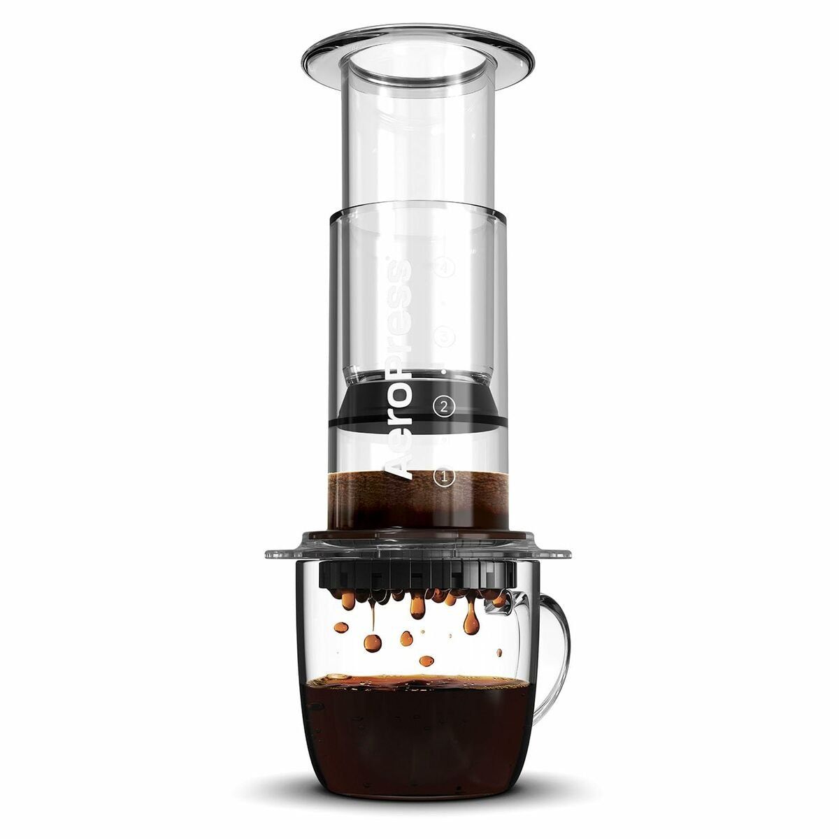 Cafetera Portátil Aeropress Clear Transparente Tritán 250 ml