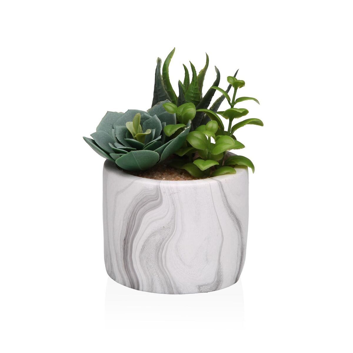 Planta Decorativa Versa Cerámica Plástico Fusion Suculenta 9 x 15 x 9 cm