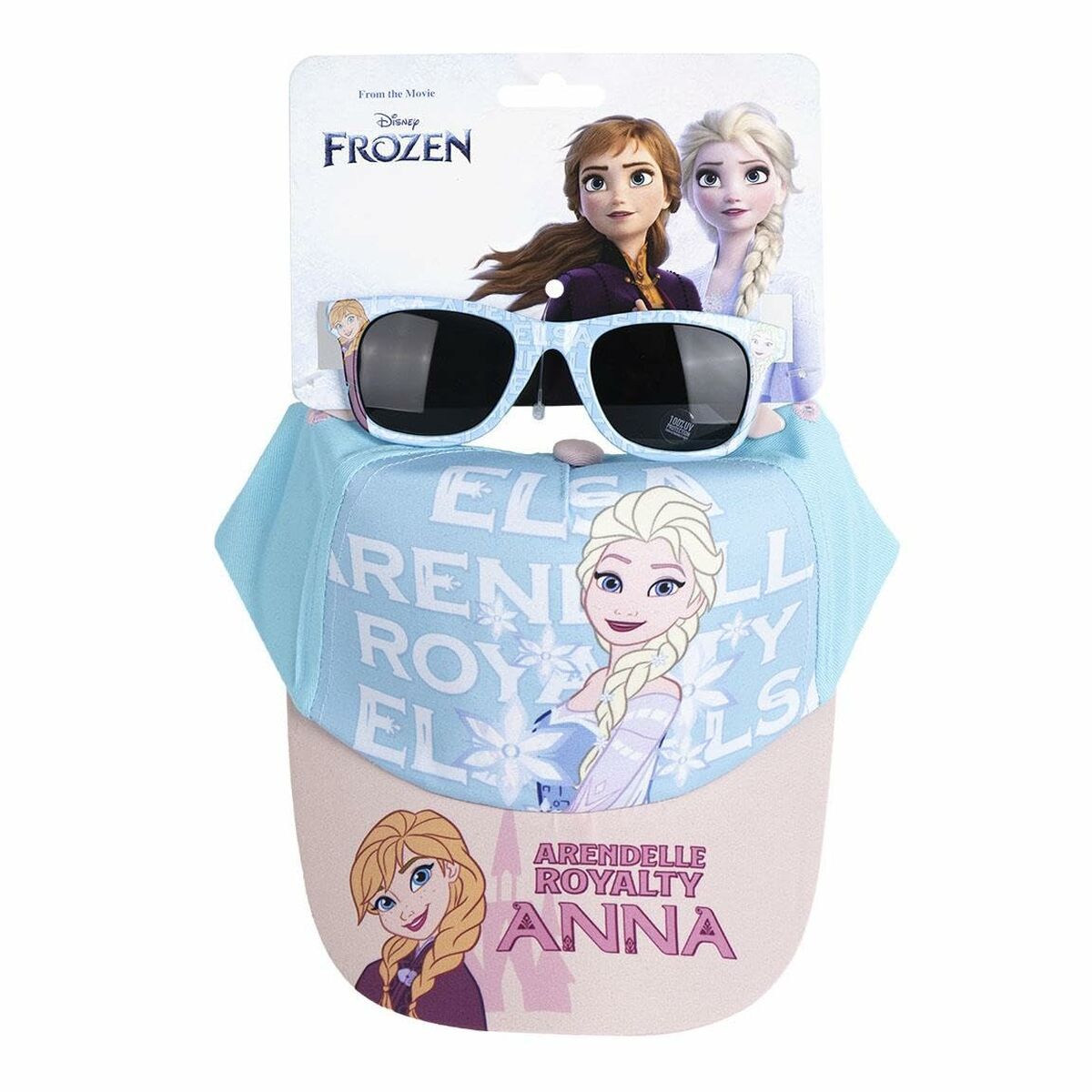 Set de gorra y gafas de sol Frozen 53 cm