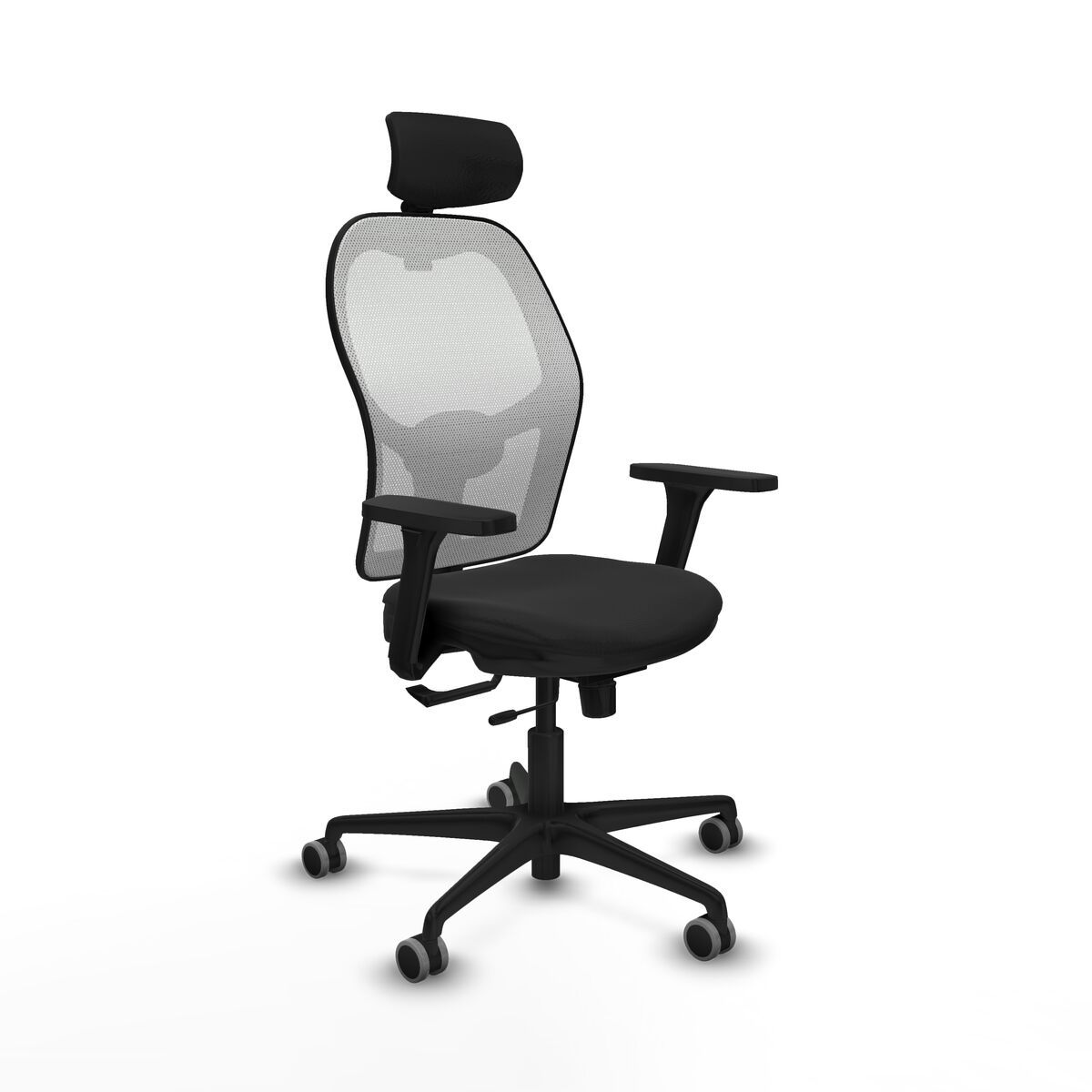 Silla de Oficina con Cabecero Jorquera Piqueras y Crespo 3D036G2 Negro