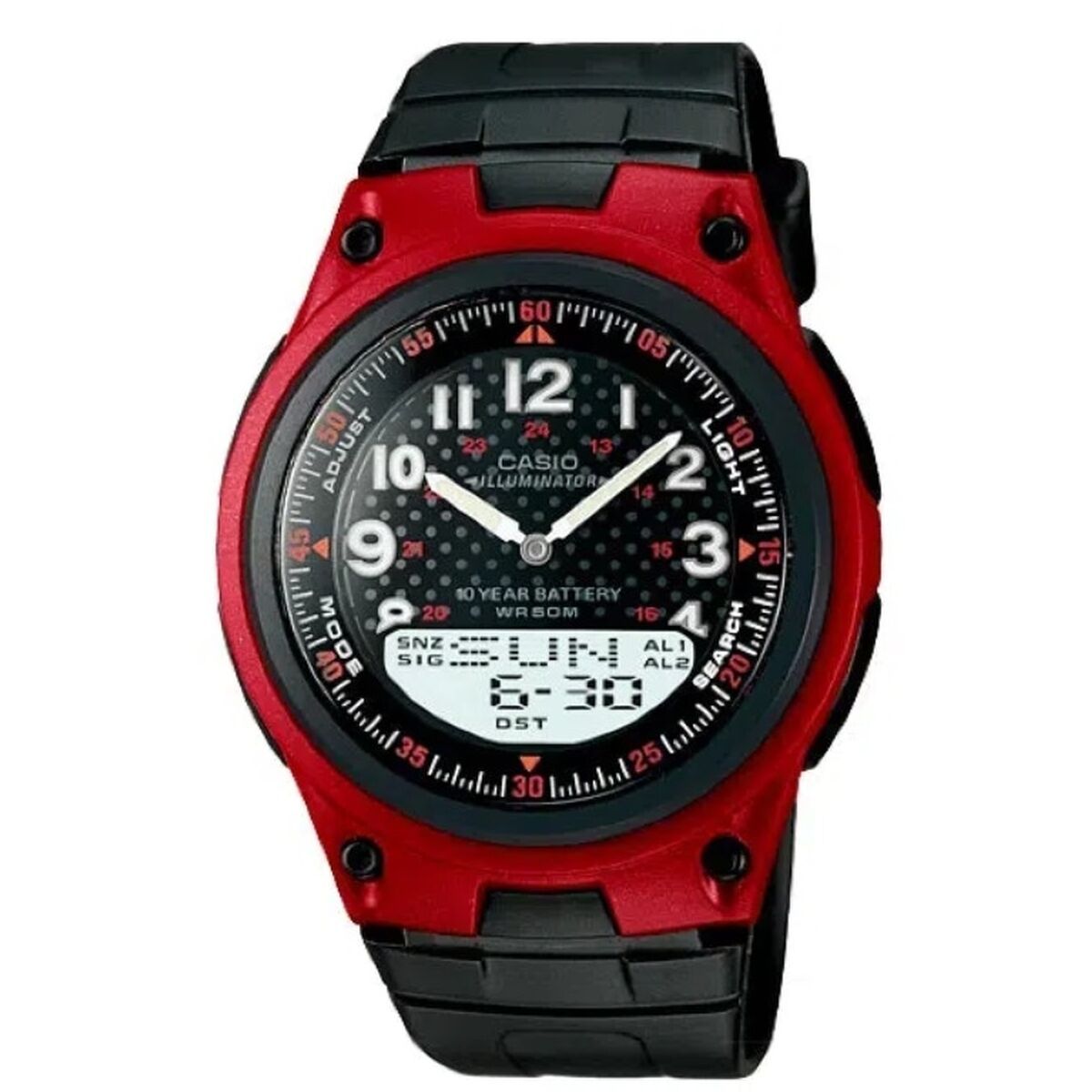 Reloj Hombre Casio ILLUMINATOR TELEMEMO 30 Negro (Ø 40 mm)