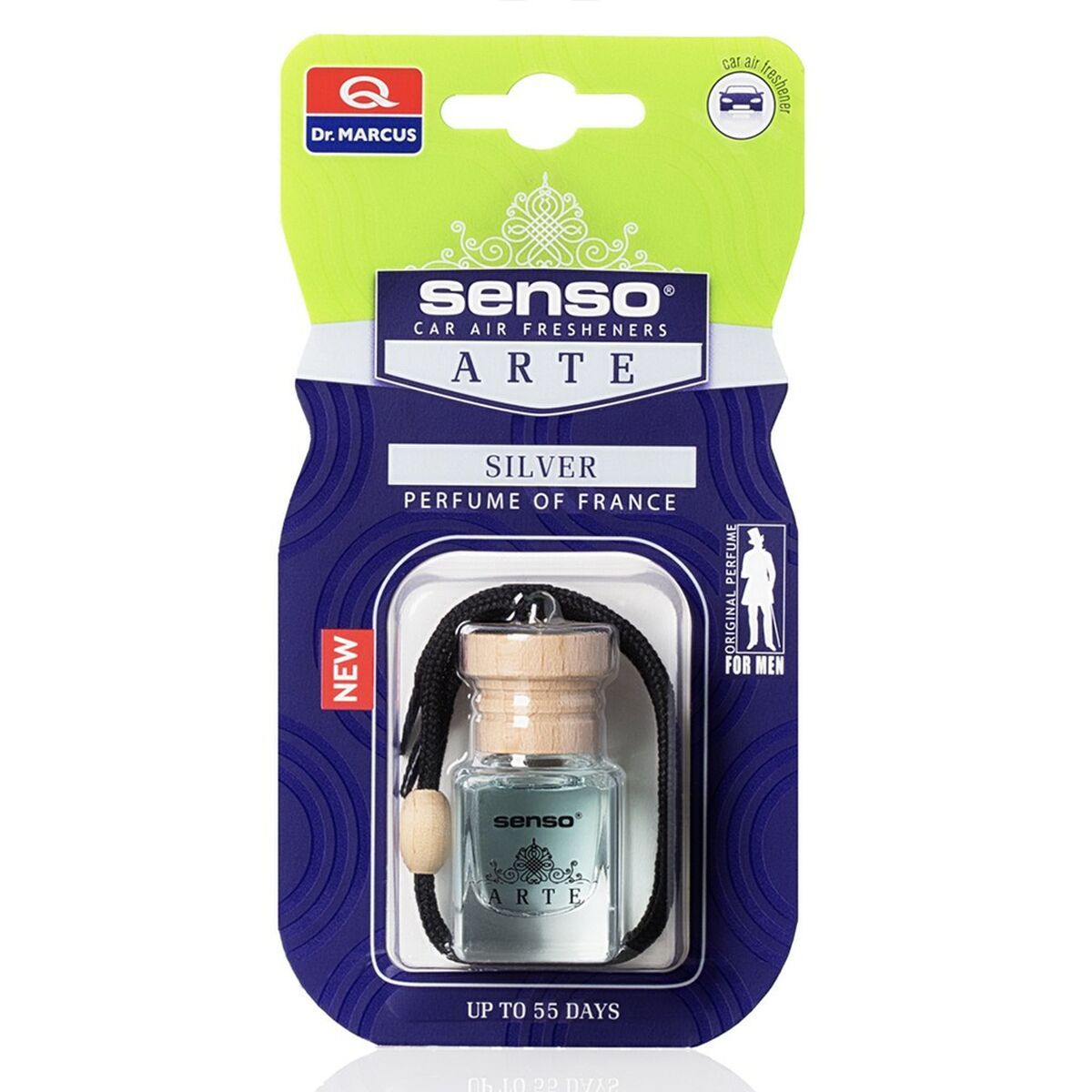 Ambientador para Coche Dr Marcus Arte 5 ml Madera Vidrio Colgante