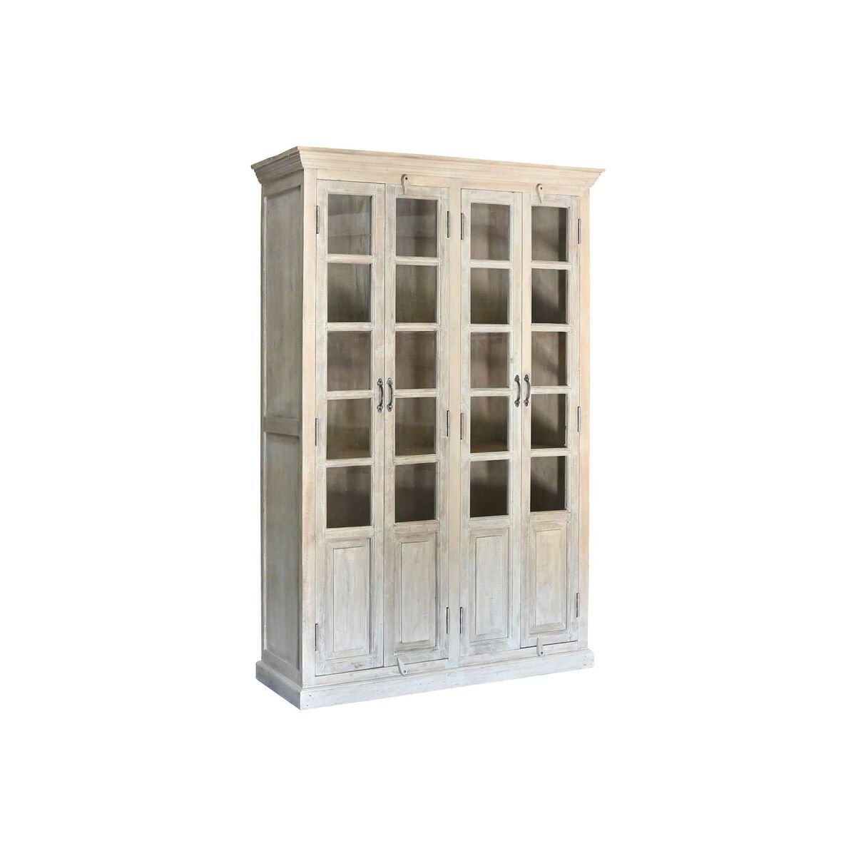 Vitrina Home ESPRIT Blanco Madera de mango 135 x 50 x 210 cm