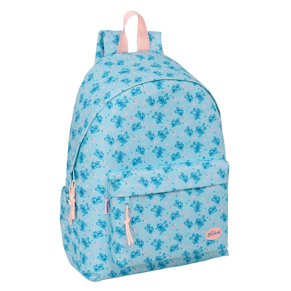 Mochila Escolar Lilo & Stitch Ohana Azul 31 x 43 x 13 cm