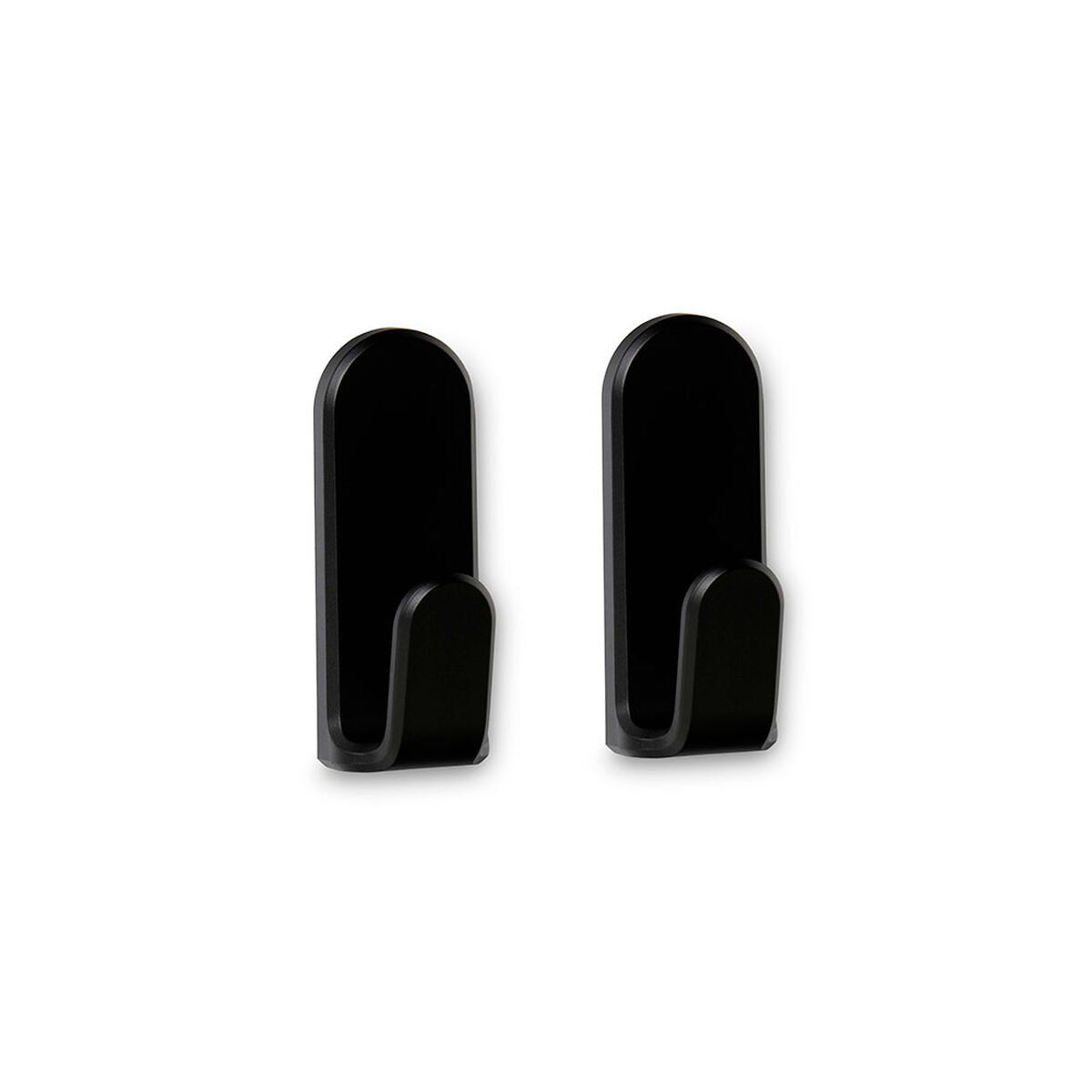 Gancho para colgar Inofix taga Negro 1,5 Kg Adhesivo (2 Unidades)