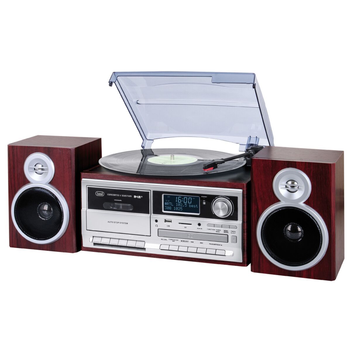 Tocadiscos Trevi 0T107230 Madera