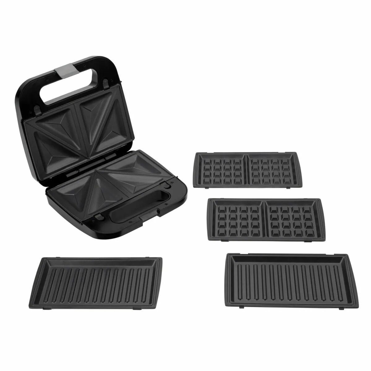 Sandwichera JATA JESW2010 Negro Gris 750 W