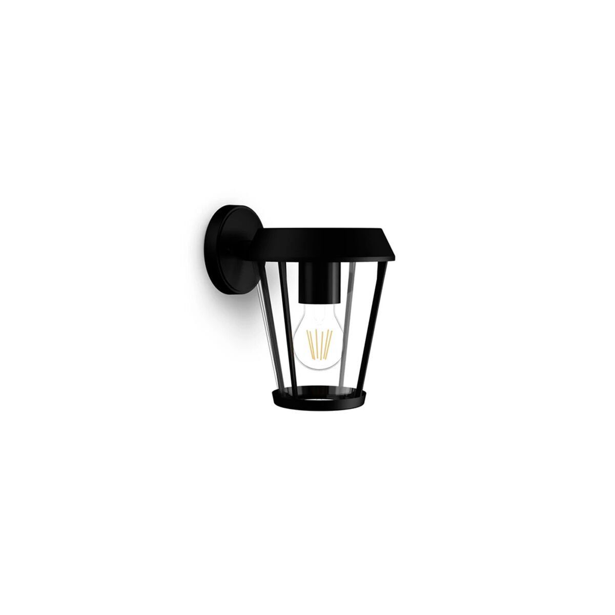 Aplique de Pared Philips sunera Negro 25 W Aluminio E27