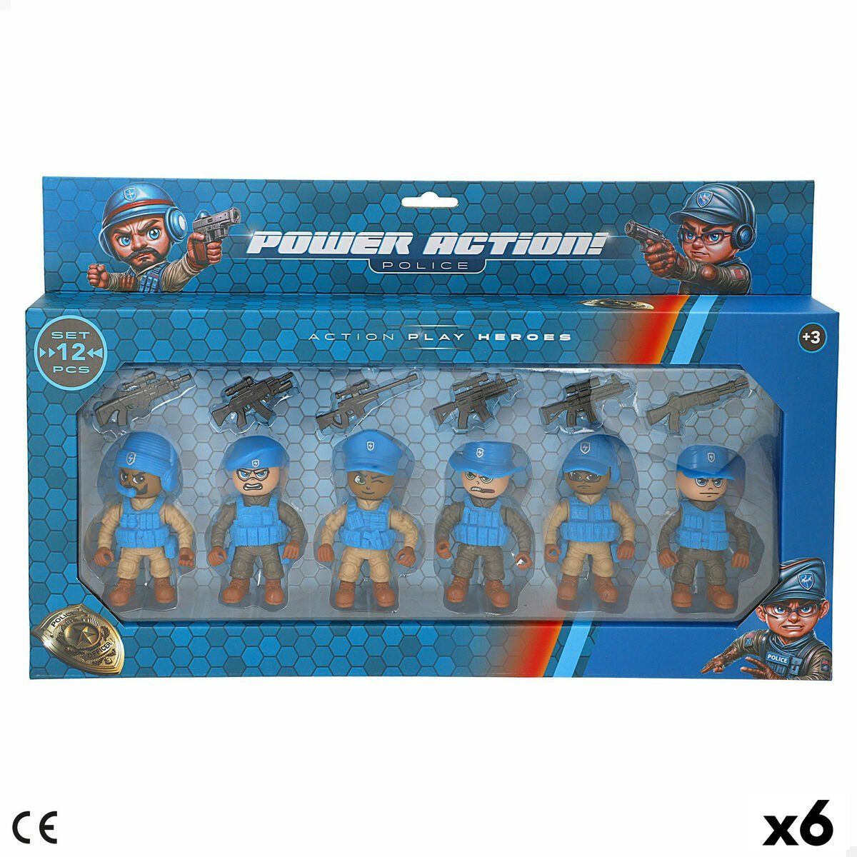 Playset Colorbaby 5 x 8 x 4 cm 6 Unidades
