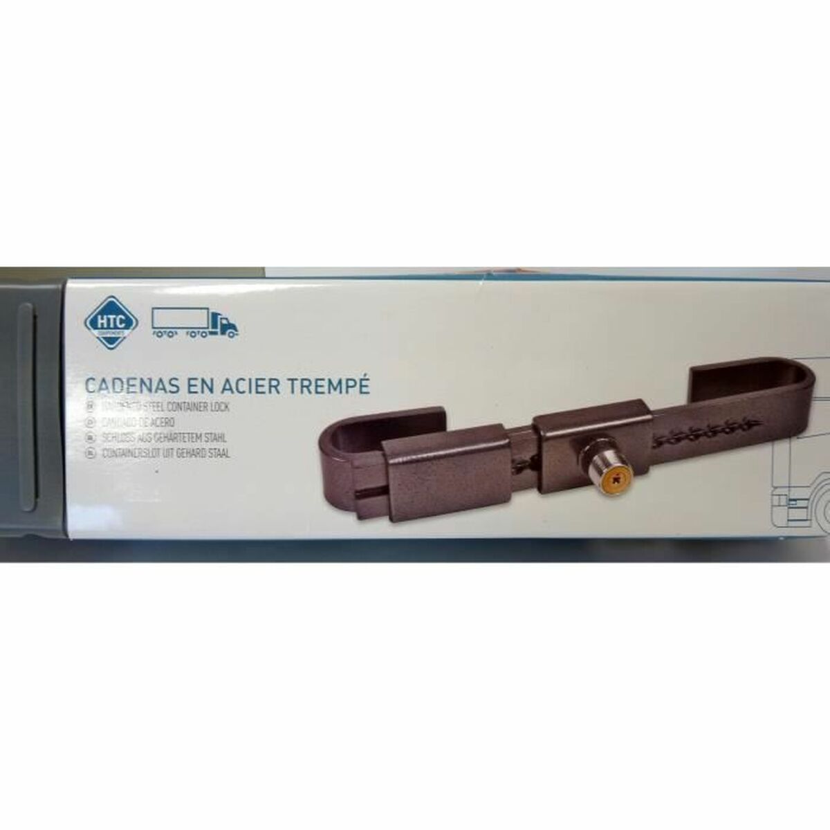 Cerradura HTC EQUIPEMENT Marrón Acero