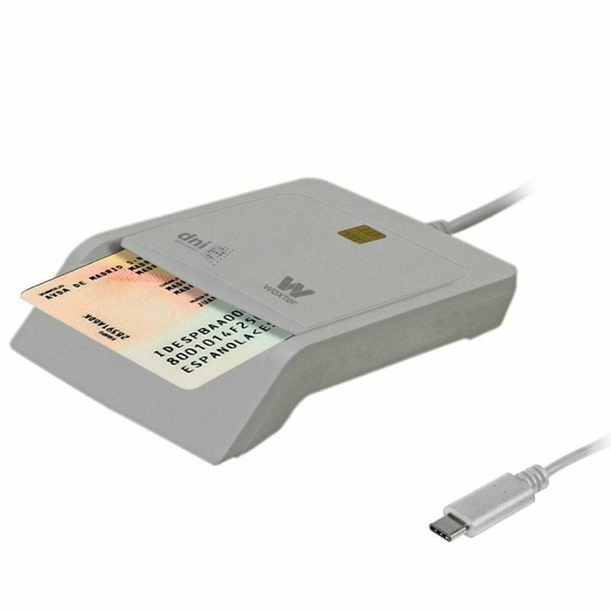 Lector para DNI Electrónico Woxter DNI ELECTRONICO WOXTER USB C+ADAP