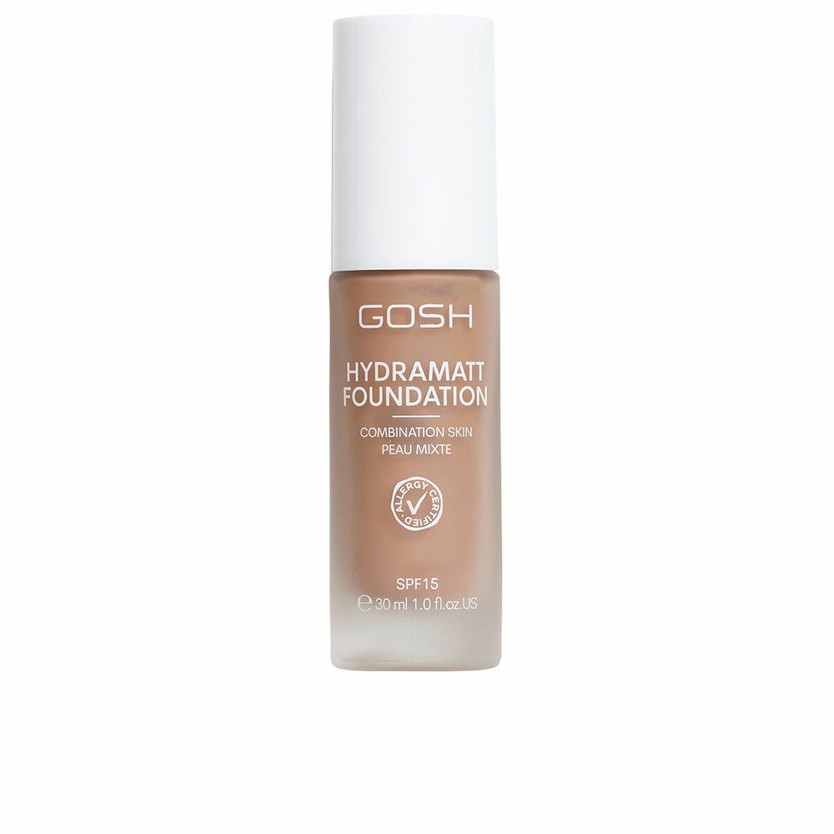Base de Maquillaje Cremosa Gosh Copenhagen HYDRAMATT Nº 01-Medium Dark Red Spf 15 30 ml