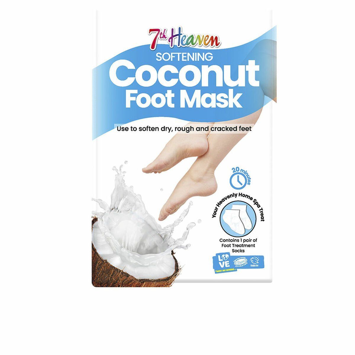 Crema de Pies Hidratante 7th Heaven COCONUT (1 unidad)