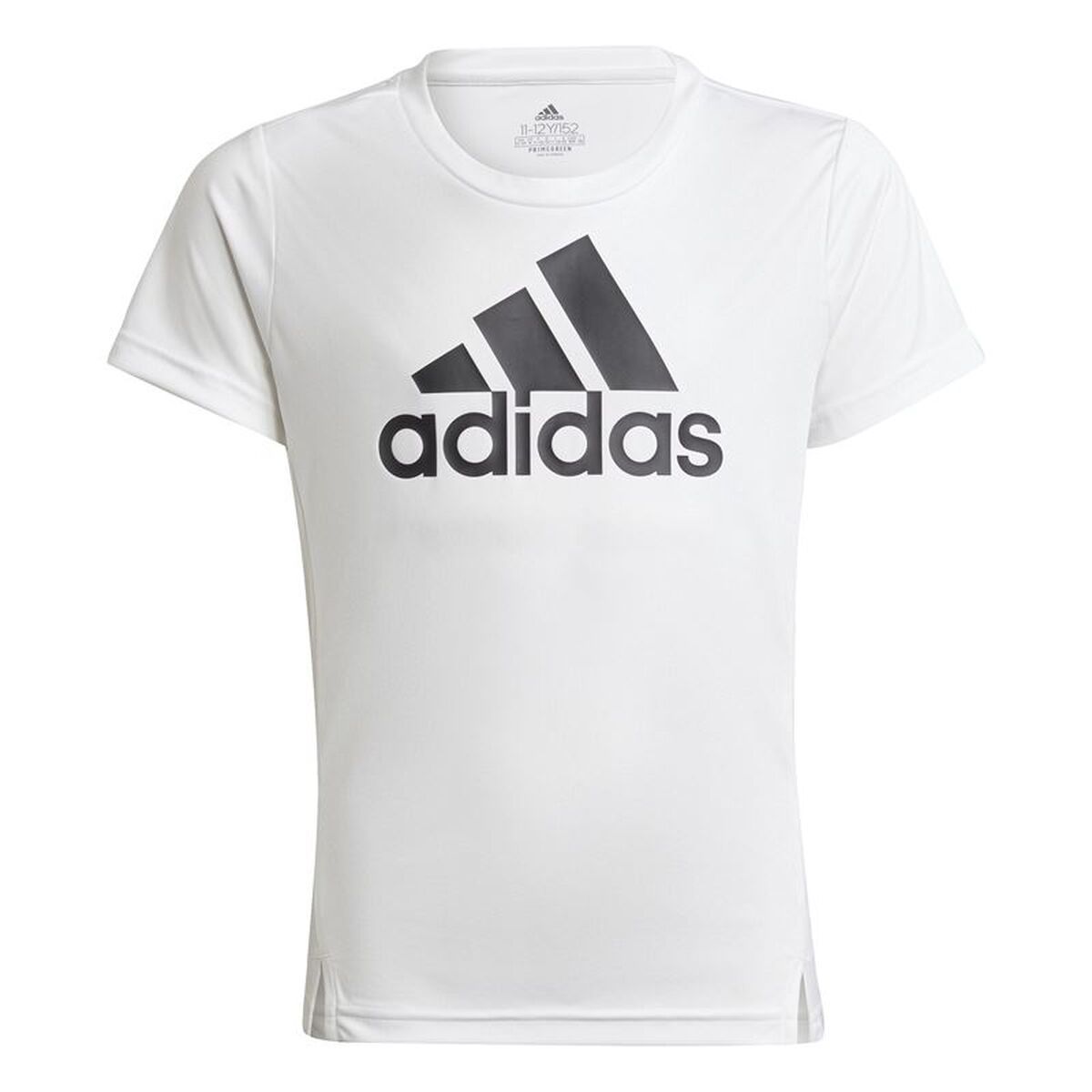 Camiseta de Manga Corta Infantil Adidas Blanco