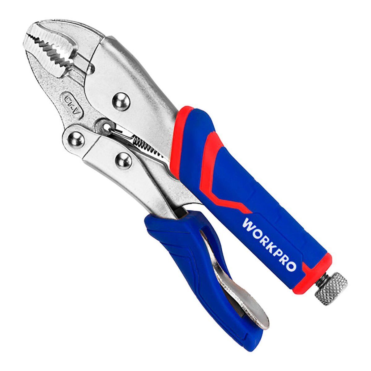 Alicates de presión Workpro 180 mm Resistente Ajustable