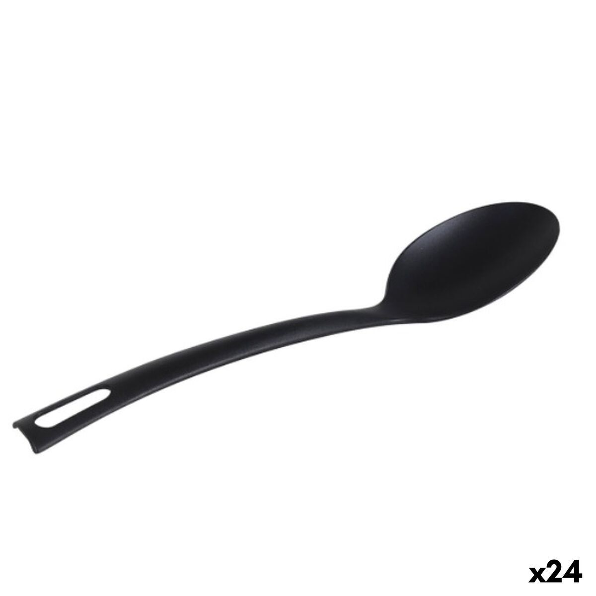 Cuchara Quttin Quttin Nailon 28 x 6 x 4 cm Negro (24 Unidades)