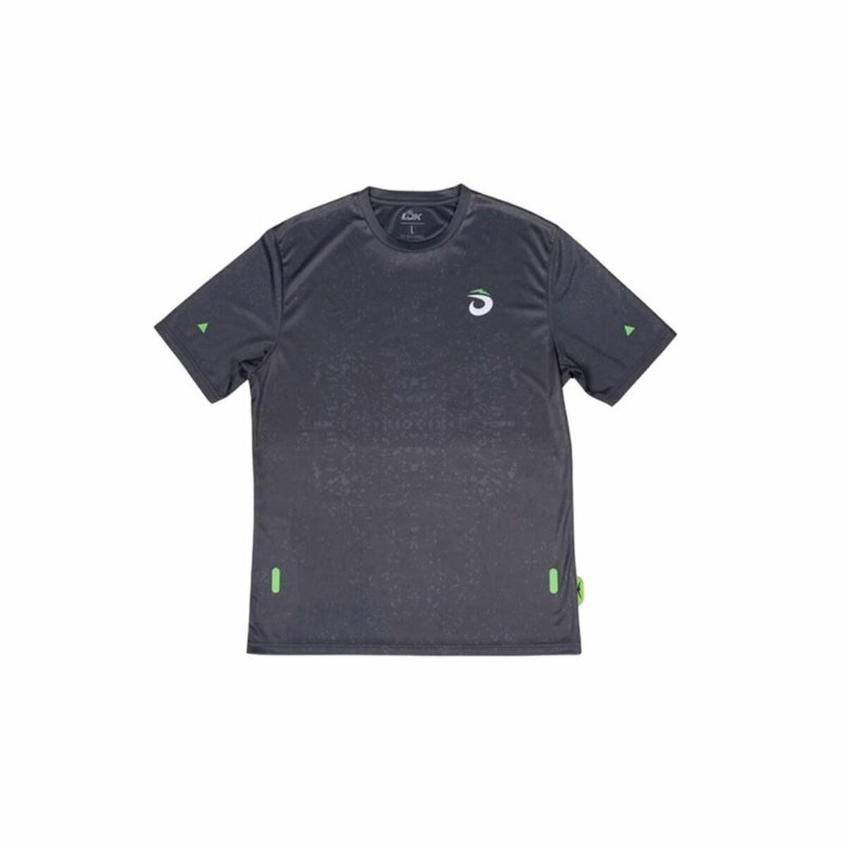 Camiseta Deportiva de Manga Corta Lok Sports Play Negro Pádel