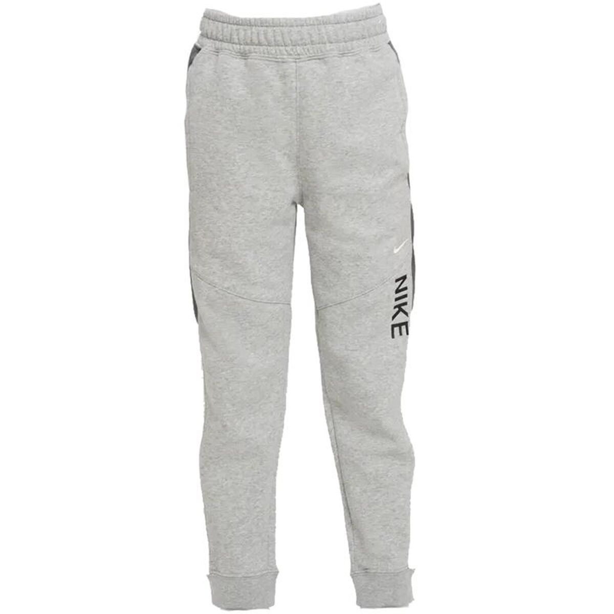 Pantalón Deportivo Infantil Nike NSW HYBRID FLC BB Gris