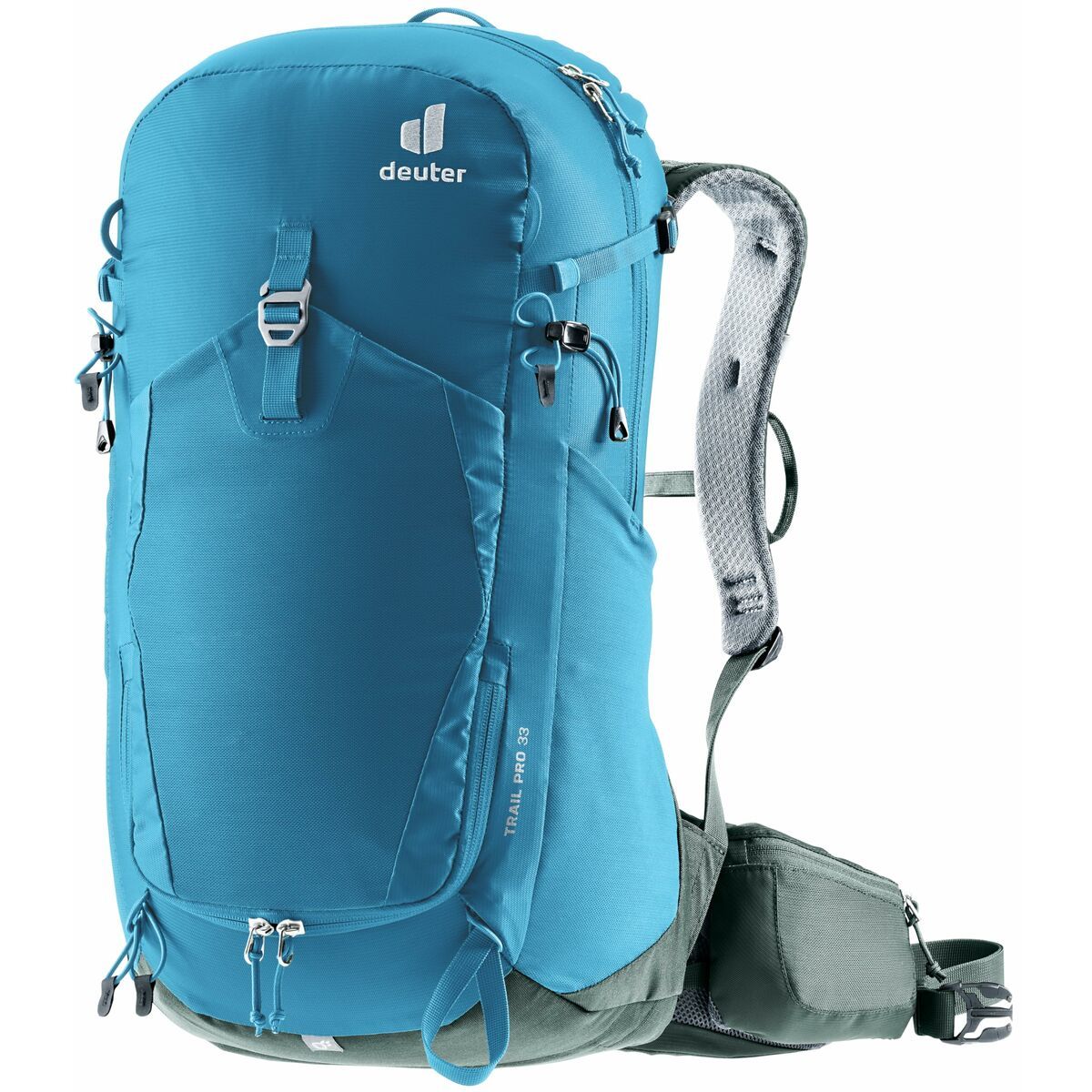 Mochila Deportiva Deuter Trail Pro 33 Azul Verde 33 L