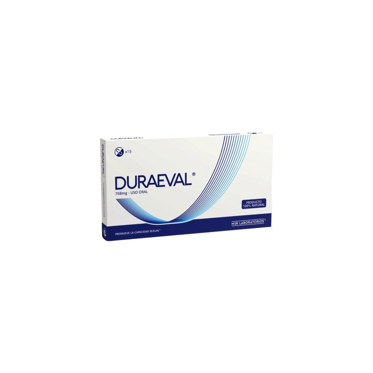 Pastillas para Erección MSR LABORATORIOS DURAEVAL