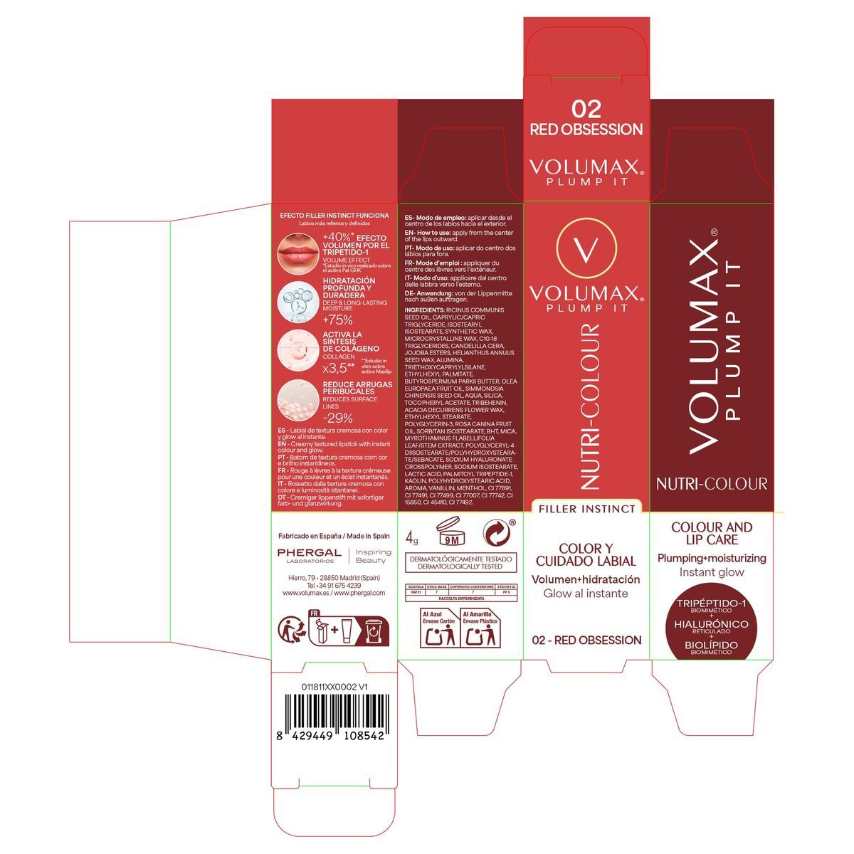 Protector Labial Volumax VOLUMAX PLUMP IT 4 g