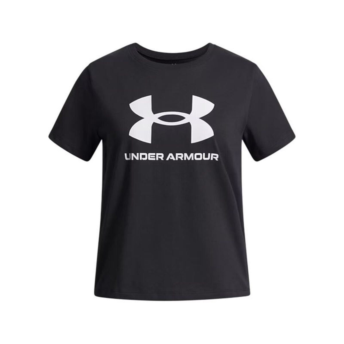 Camiseta de Manga Corta Infantil Under Armour Big Logo Negro