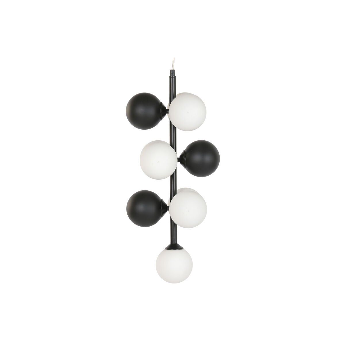 Lámpara de Techo Home ESPRIT Blanco Negro